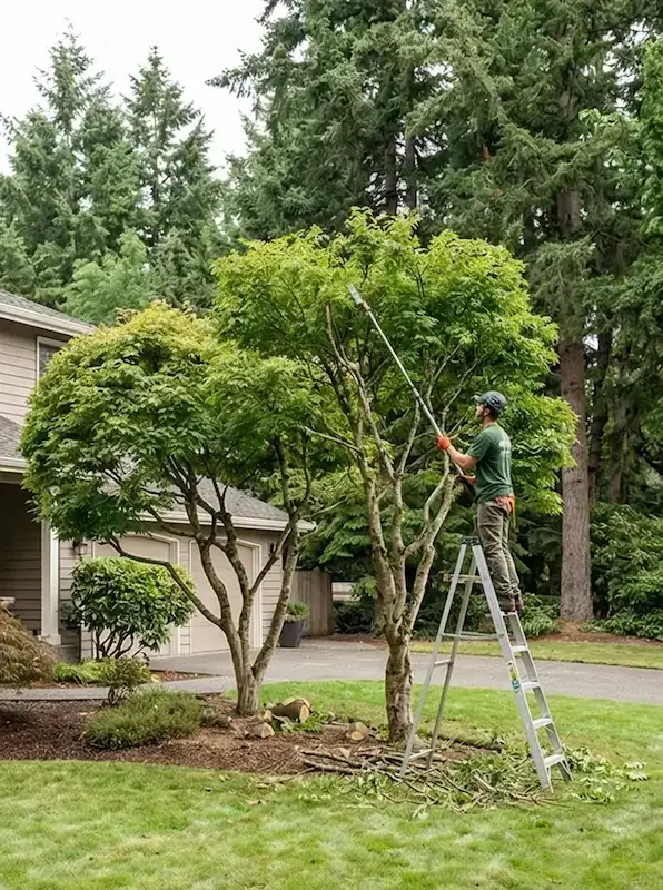 PNW Arbor Care tree service action 3